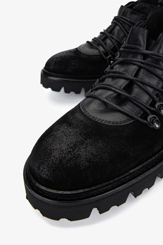 Valmenti Erkek Hakiki Deri Siyah Casual Bot 1158 4901 Erk Ayk Sk25-26 Nero Siyah