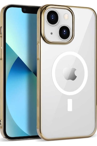 Apple Uyumlu iPhone 13 Kilif Wireless Sarj Özellikli Pixel Magsafe Kilif 562480618