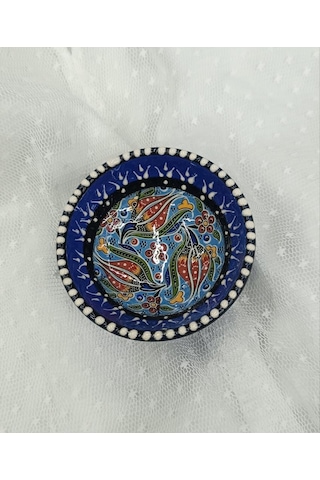 Çini 8 Cm Çerezlik Kase Sosluk Sunumluk Kahvaltılık Çok Renkli