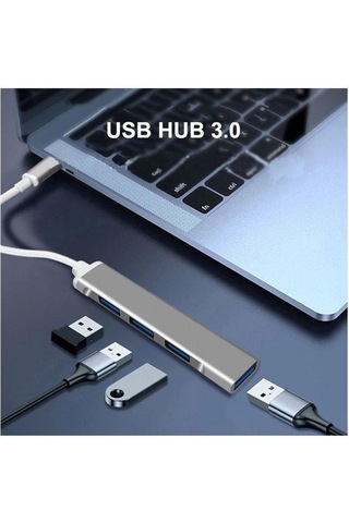 Primex Px Typ4 Macbook/Asus/Hp/Lenovo 4 Port Type C Usb3.0 Çoklay