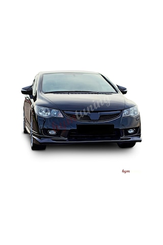 Honda Civic Fd6 Yarasa Ayna Kapağı - Parlak Siyah - Abs Plastik