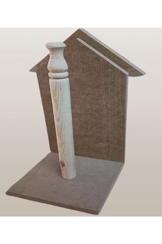 Hobi Adn Dekoratif Havluluk Ahşap Mdf Ham Cnc Kesim Model El Yapım Ahşap