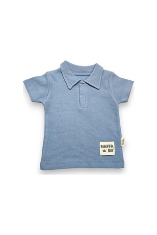 Erkek Bebek Şortlu Takım mavi