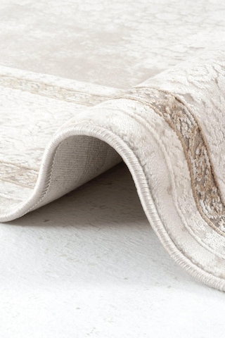 Hoom Rugs Natural 1712 Kahverengi Klasik Salon Halısı Kahve Beyaz