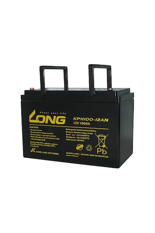 Long KPH-100 12 AN 12 V 100 AH Bakımsız Kuru Akü