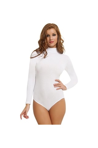 Nbb Uzun Kollu Boğazlı Çıtçıtlı Body Pamuk 2960