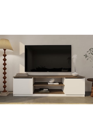 Bade Tv Ünitesi Anrasit Meşe Renk Antrasit - Beyaz