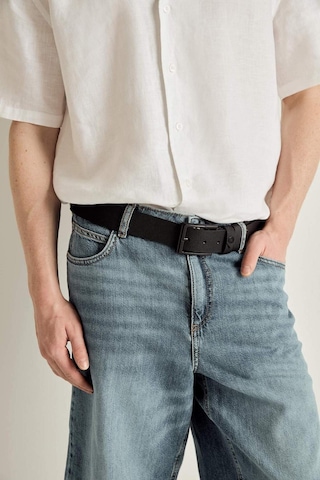 Defacto Erkek Dikdörtgen Toka Suni Deri Jean Kemeri H5074axnsbk27 Siyah-bk27