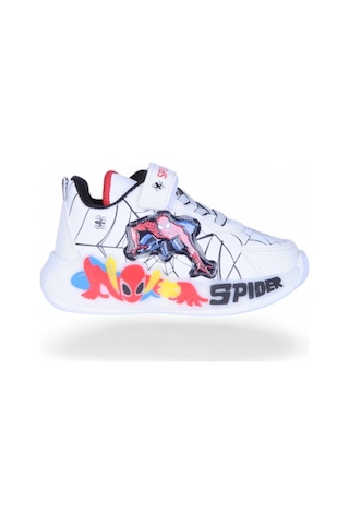 Ayakcenter 836 Spider Cırtlı Erkek Çocuk Spor Ayakkabı Beyaz