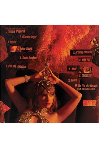 Taylor Swift - The Life Of A Showgirl Portofino Orange Glitter Vinyl Plak