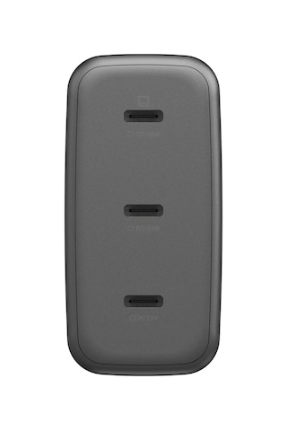Ampcharge Gan100 2 Adet 100w Type-c Ve 1 Adet 35w Type-c Çıkışlı Hızlı Şarj Aleti - Koyu Gri