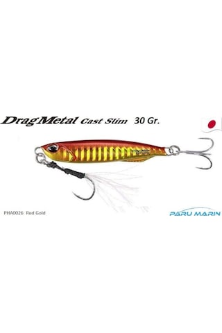 Duo Drag Metal Cast Slim Jig 30Gr. Pha0026 / Red Gold
