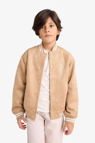 Defacto Erkek Çocuk Kolej Yaka Bomber Mont F6310a826spbg219 Bej-bg219