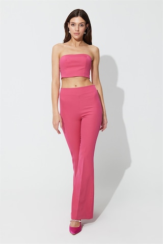 Sherin Pembe Fermuarlı Büstiyer SS23CT4724PE-PEMBE Pembe