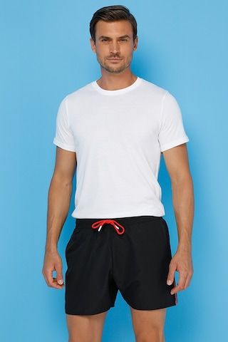 Timberland Sunapee Lake Logo Siyah Erkek Deniz Şortu 101096763 Siyah