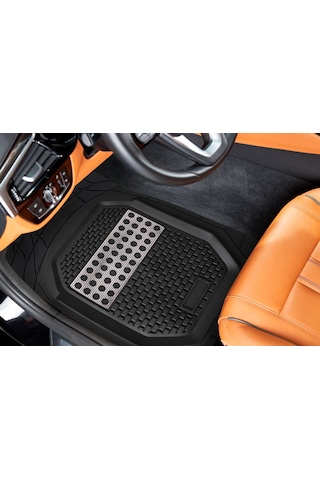 Bmw X2 F39 2018 Sonrası Model Uyumlu Siyah- Gri Krom Renk Premium Oto Paspas Seti