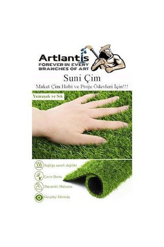 Yapay Çim A3 30x40 Cm 1 Adet A3 Boyutunda Maket Çim Dekorati Yapay Çim Halı Teraryum Suni Çim Belirtilmemiş