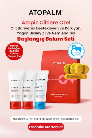 Atopik Ciltlere Yoğun Besleyici&nemlendirici Başlangıç Bakım Seti - 3 Atopalm Essential Starter Set