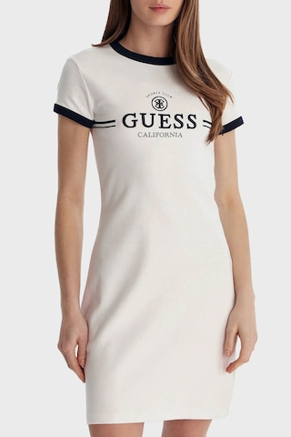 Guess Bayan Elbise V6gk05 K2988 G011 Beyaz BEYAZ