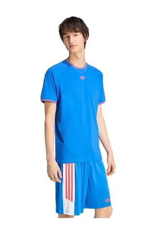 Adidas Erkek Mavi T-shirt Chest Str Ss T Kc6447