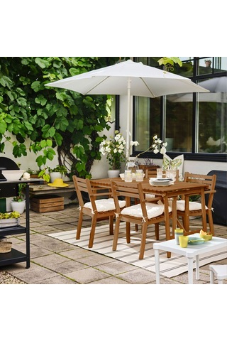 Kolçaklı Sandalye, Koyu Kahve, Mindersiz Acı Kahverengi