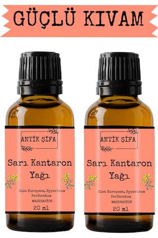 Kantaron Yağı - 2 X 20ml %100 Seyreltilmemiş, Doğal 20 ML