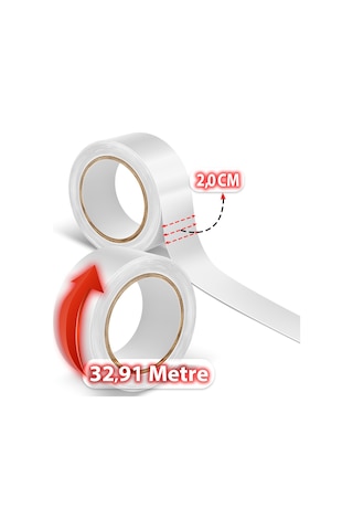 True Tape Super Tape Protez Saç Bandı Rulo (2 CM x 32.91 M)