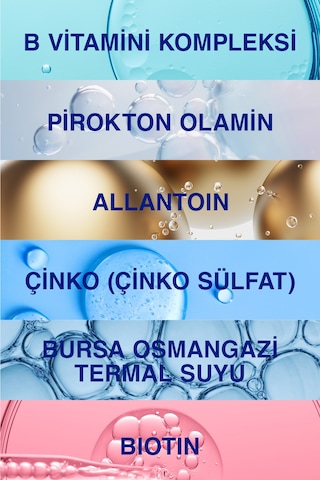 Bioxcin Biotin Şampuan 300 ml - Tüm Saç Tipleri Için Saç ve Deri Şampuanı Günlük Kullanım