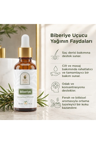 Biberiye Uçucu Yağı 10 Ml. %100 Saf
