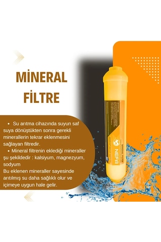 Tüm Arıtma Cihazlarına Uyumlu Post Karbon-alkali-mineral 3'lü Set