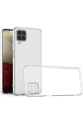 Samsung Galaxy M22 Uyumlu Kamera Korumalı 3D Şeffaf Silikon Kılıf 544653896