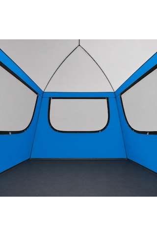 6 Kişilik Gazebo Kamp Gölgeliği - Kamp Çadırı - 270x270x180cm - Argeus Skydome Çok Renkli