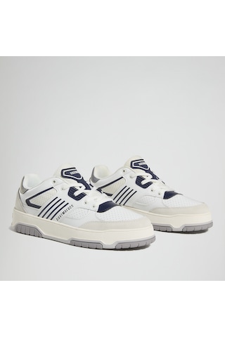 Sneaker Günlük Erkek 27113/cp B Bkku Bikkembergs 64029996 Suede White/leather Navy Suede White/leather Navy