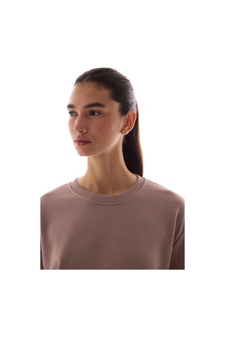 Penti Bej Bisiklet Yaka Regular Kesim Pamuklu Sweatshirt
