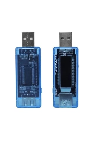 Usb Voltmetre Ampermetre Led Gösterge Gerilim Ölçer