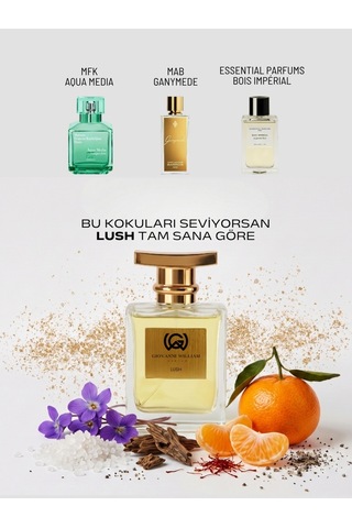 Lush Erkek Parfüm Edp Mineral, Safran, Süet, Akigalawood Niş Karakterli Kalıcı Etkileyici Fresh - Marin