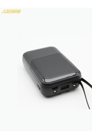 10.000 Mah 22.5w Süper Hızlı Şarjlı Powerbank Taşınabilir Şarj Cihazı Siyah