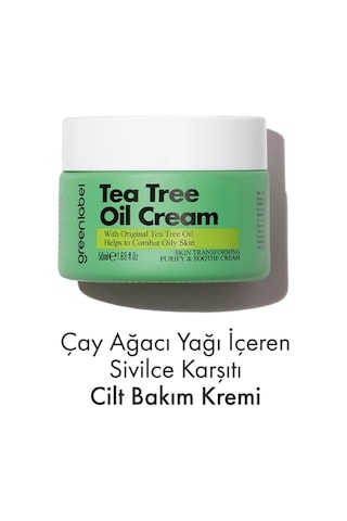 Greenlabel Çay Ağacı Yağı Özlü Krem 50 ML
