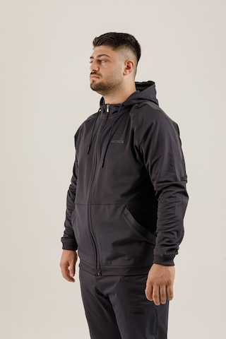 Airlife Stronger High Rsi 5 7 Tam Boy Fermuarlı Erkek Büyük Beden Kapüşonlu Sweatshirt Lacivert