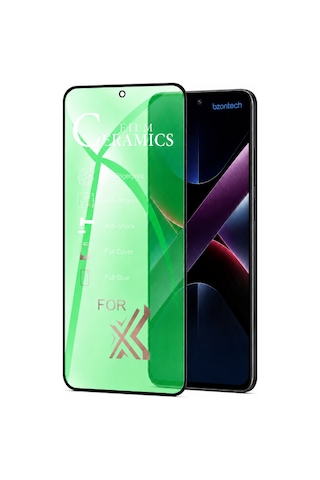 Poco X7 Pro Ekran Koruyucu 9d Seramik Nano Tam Kaplayan Kavisli