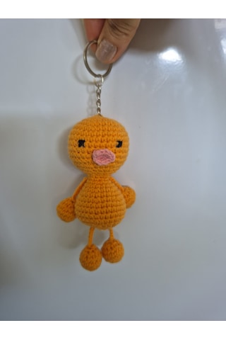Amigurumi Ördek Anahtarlık Sarı
