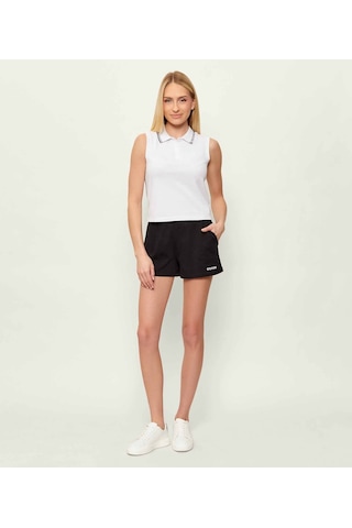 Guess V6gp03k2958 Sarah Kadın Polo Tişört Beyaz