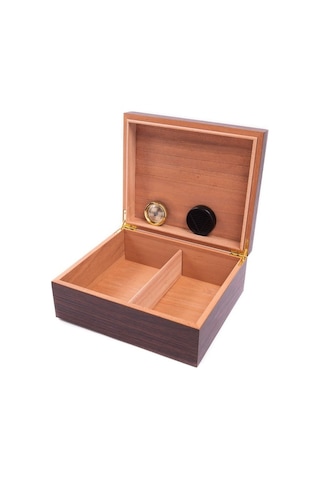Hauser Kahve Ahşap Baskı Humidor 561273