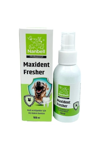 Nanbell Maxident Fresher Kedi ve Köpekler İçin Diş Bakım Spreyi 100 ML