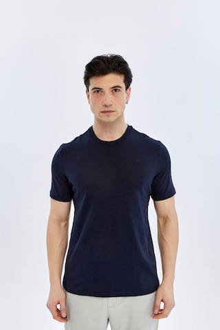 Süvari O Yaka Regular Lacivert Erkek T-shirt Ts1014000475