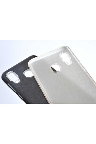 Samsung Uyumlu Galaxy A20 Kılıf Zore Shining Silikon Rose Gold