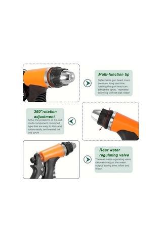 Pazly Hotu 12v Taşınabilir Akıllı Elektrikli Yüksek Basınçlı Temizleme Su Pompası Pvc Hortumlu, Araba Karavan Temizliğinde Ideal