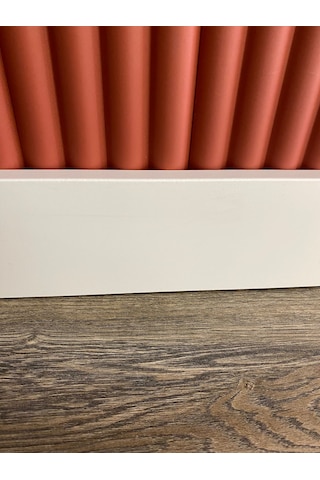 10 Cm Yalı Serisi K10 Model Lake Beyaz Pvc Süpürgelik