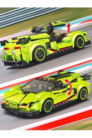 Teknik Lamborghini Revuelto Lego Araba Porsche Lego Araba Yapı Blok Lamborghini Oyuncak Araba