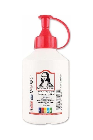 Artlantis Beyaz Tutkal 250 Gr 1 Adet Beyaz Mobilya Tutkalı 200 Ml Ahşap Tutkalı Su Bazlı Çok Amaçlı Beyaz Tutkal